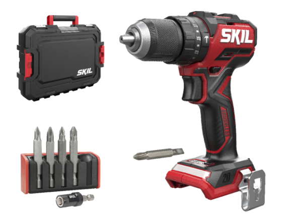 SKIL Compact 3075JA Akülü Darbeli Matkap Vidalama Çantalı CD1E3075JA - 2 Adet 2,0 Ah Batarya + 2,4 A Şarj Cihazı