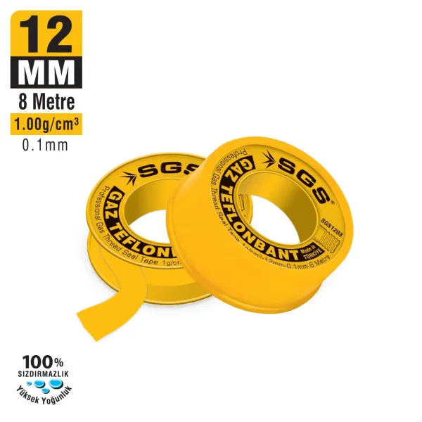 140SGS1203_2.webp GAZ TEFLON BANT 12 MM X 8 M X 1,00 GR
