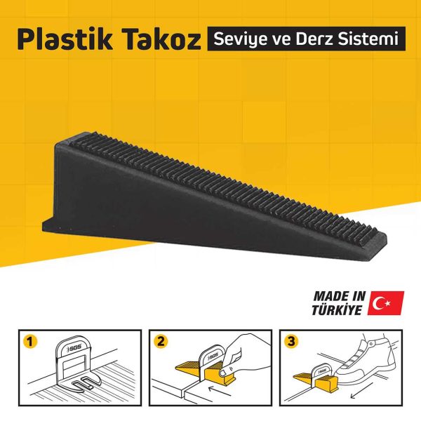 1651SGS6167_2.jpg DERZ SEVİYE TESPİT KLİPS TAKOZU (PK/100 ADET) SİYAH