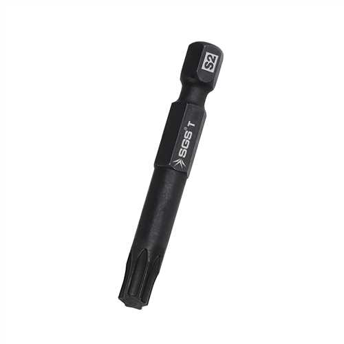 TORX UÇLU BİTS S2 T10 50mm Black-Pro Series