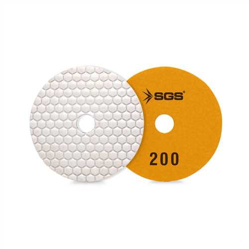 ELMAS POLİSAJ PEDİ 100 MM 200 KUM KURU-DRY