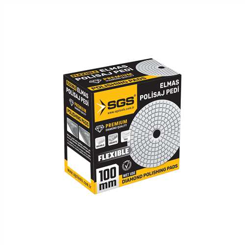 ELMAS POLİSAJ PEDİ 100 MM 400 KUM ISLAK-WET