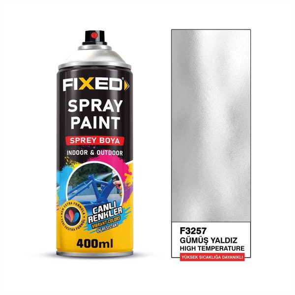 4806F3257_1.jpg SPREY BOYA AKRİLİK – GÜMÜŞ YALDIZ YÜKSEK ISIYA DAYANIKLI 320GR 400ML(500°C)