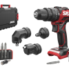 SKIL Compact 3076JA Akülü 4XBASLIKLI Darbeli Matkap Vidalama Çantalı CD1E3076JA - 2 Adet 2,0 Ah Batarya + 2,4 A Şarj Cihazı