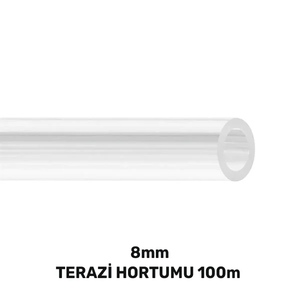 8 MM TERAZİ HORTUMU 100 MT (40gr/mt)