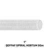 1” ŞEFFAF LAVABO&SİFON SPİRAL HORTUM 50 MT (130gr/mt)