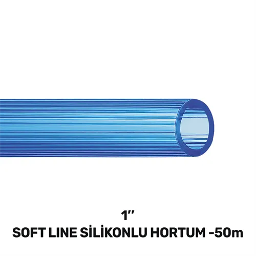 1” SOFTLINE SİLİKONLU HORTUM 50 MT (300gr/mt)