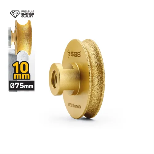 M14-75×10 MM VAKUM ELMAS TAŞLAMA DİSKİ TAM PROFİL