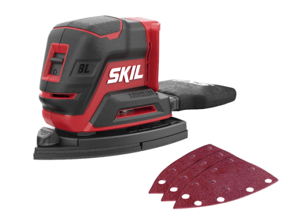 SKIL Compact 3720CC Akülü Üçgen Multi Zımpara SR1E3720CC - 2,0 Ah Batarya + 2,4 A Şarj Cihazı